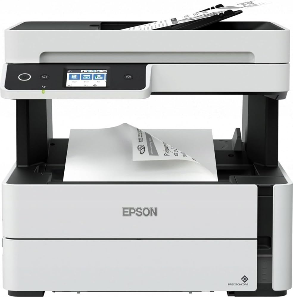 EPSON A4 Siyah EcoTank M3170 Çok Fonksiyonlu Faxlı Tanklı Dublex Yazıcı USB,Ethernet,Kablosuz